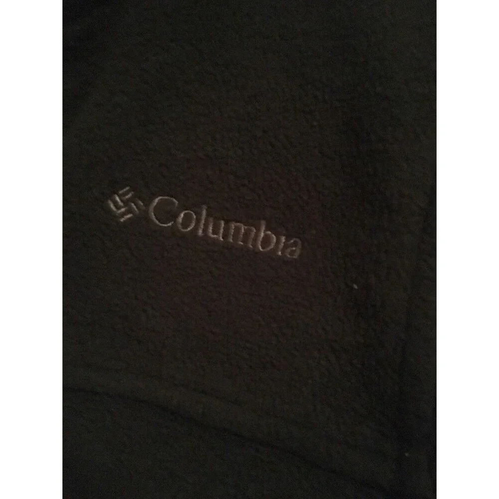 Columbia Kids Unisex Full Zip Fleece Jacket Coat Size 4/5 Black